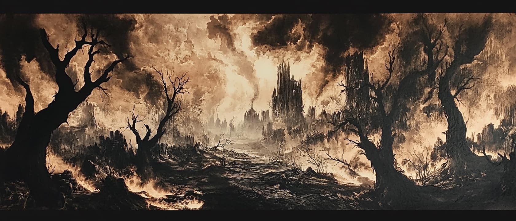 A haunting depiction of the Cataclysm in Elanthera